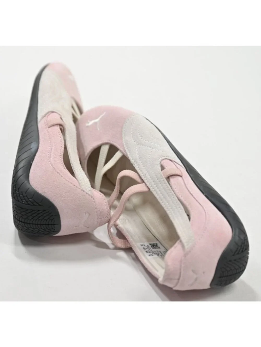 Puma Speedcat Ballet Suede Flats 401287-01 in Whisp of Pink